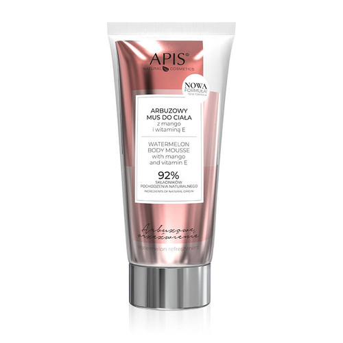 Apis watermelon refreshment, watermelon body mousse with mango and vit. e 200 ml