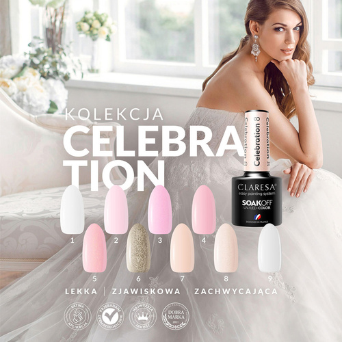 Claresa celebration hybrid varnish 3 -5g