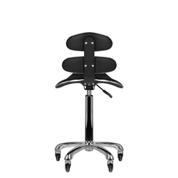 Roll speed cosmetic stool am-880 black high