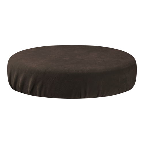 Stool cover velour brown