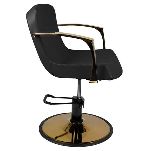 Gabbiano styling chair gold bologna black