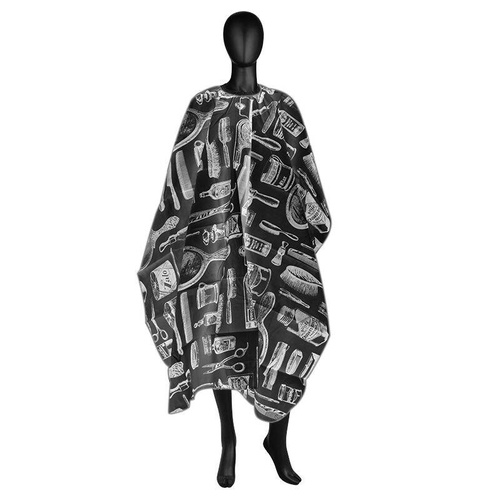 Hairdressing cape j-05 black