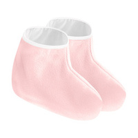 Terry cloth socks 2 pcs pink