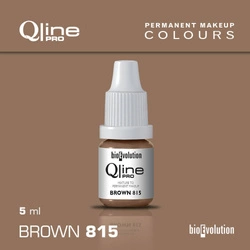 Pigment do makijażu permanentnego brwi Bioevolution Brown 815 Qline Pro 5ml 