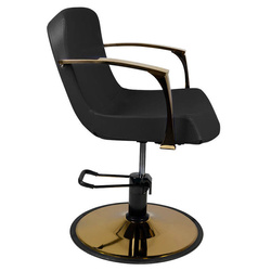 Gabbiano styling chair gold bologna black