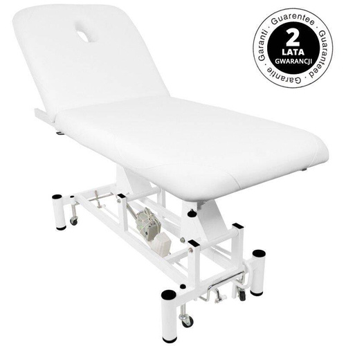 Electr. massage couch azzurro 684 1 siln. white