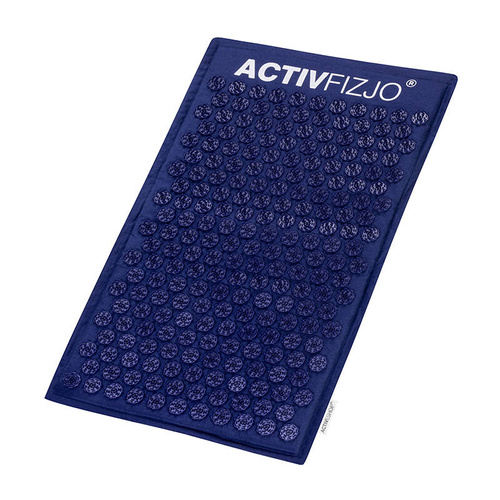 Acupressure mat activfizjo premium natural navy blue with cushion