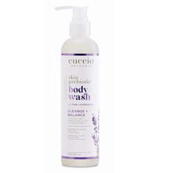 Cuccio Naturale Żel oczyszczający do mycia ciała z olejkiem lawendowym 237 ml Skin Prebiotic