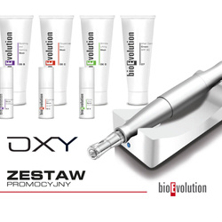 Urządzenie do mezoterapii mikroigłowej i makijażu permanentnego Bioevolution Oxy - zestaw promocyjny