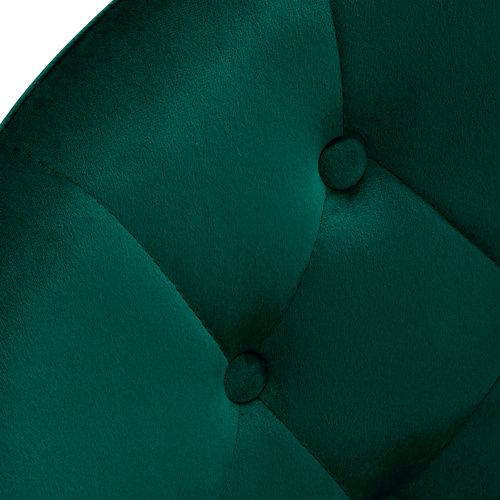 4rico fotel obrotowy qs-bl12b aksamit zielony