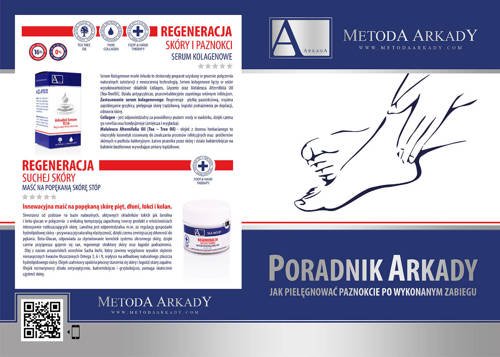 Arkada TC16 Serum + maść 70G+ 08 oil+ peeling cukrowy 300g