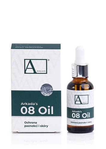 Arkada - płyn ochronny 08 oil do stóp, paznokci 30ml, profilaktyka grzybicy