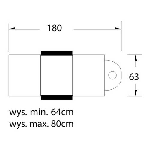 Fotel kosmetyczny hydrauliczny basic 210 w kolorze białym