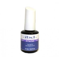 IBD UV Topcoat 14 ml top coat pod lampe UV do zwykłego lakieru 