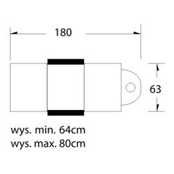 Fotel kosmetyczny hydrauliczny basic 210 w kolorze białym