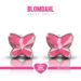 Kolczyki hipoalergiczne Butterfly Light Rose 5 mm SFJ plastik medyczny